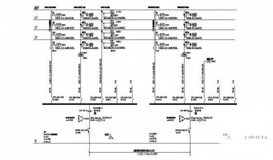 4层现场管理用房电气CAD施工图纸（二级负荷）(防雷接地系统) - 4