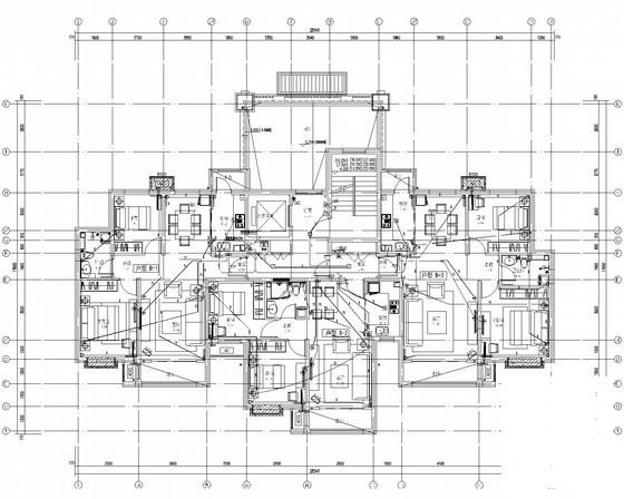 上11层住宅楼电气CAD施工图纸（知名甲级院设计）(防雷接地系统等) - 3