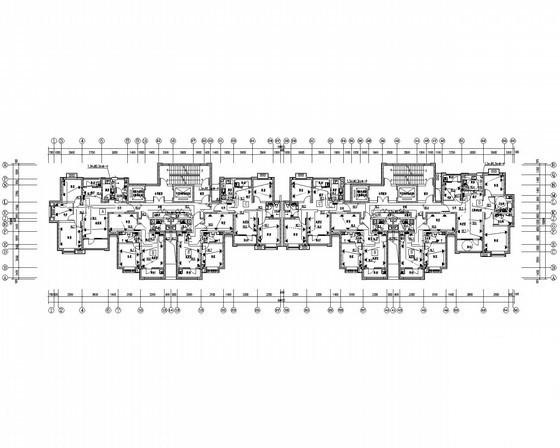 小区住宅楼电气CAD施工图纸（人防） - 1