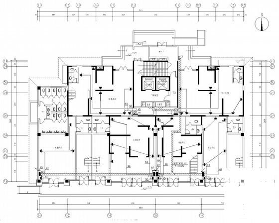 高层住宅楼电气CAD施工图纸（甲级院设计） - 1