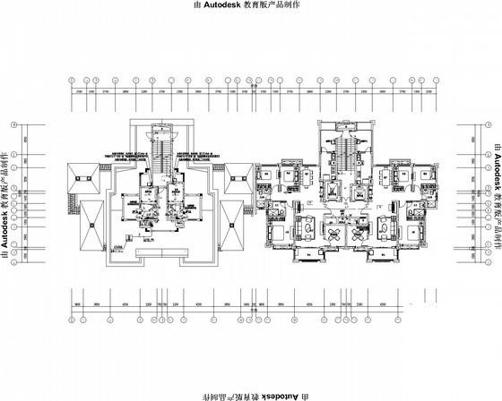 中央广场37层高档住宅楼电气CAD施工图纸 - 1