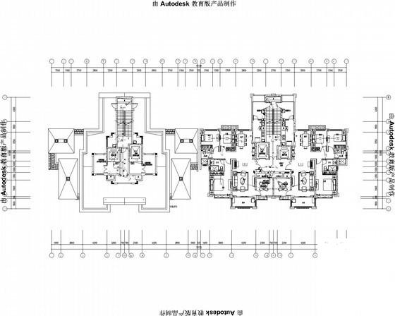 中央广场37层高档住宅楼电气CAD施工图纸 - 3