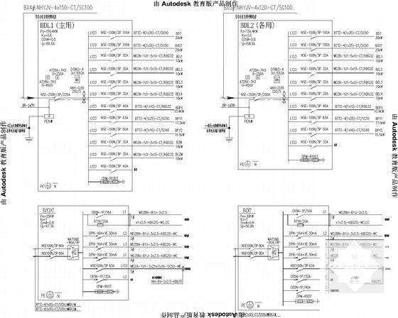 中央广场37层高档住宅楼电气CAD施工图纸 - 5