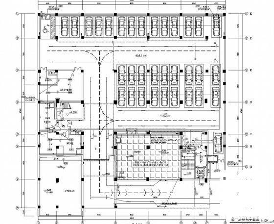 综合档案馆电气CAD施工图纸（智能化设计）(火灾自动报警) - 2