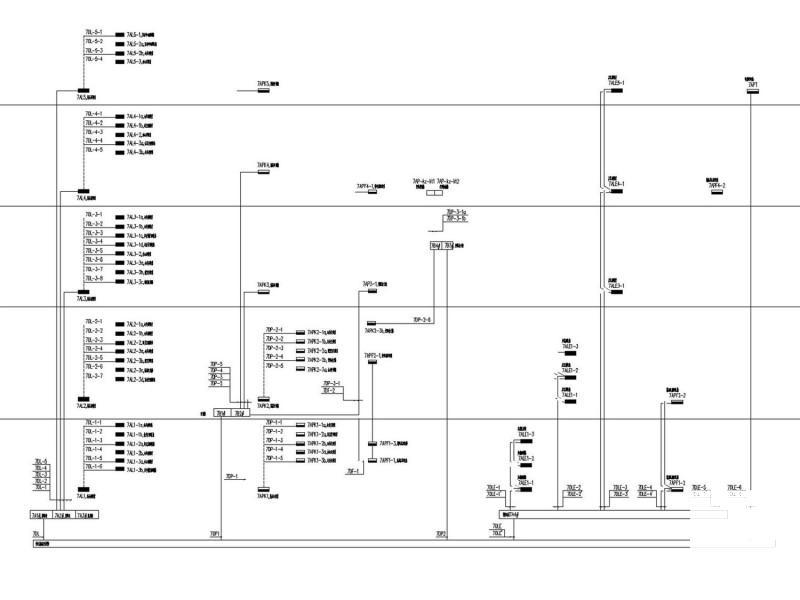 小学综合楼电气CAD施工图纸（二级负荷）(火灾自动报警系统) - 5