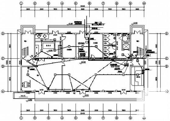 6层快捷酒店电气CAD施工图纸（第三类防雷） - 2