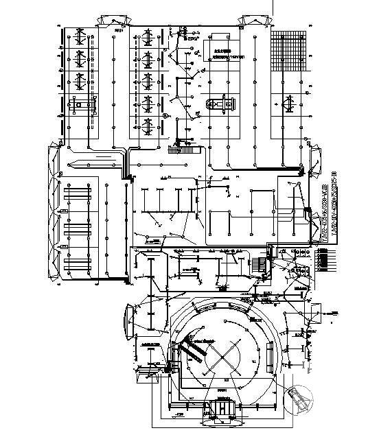 两层汽车4S店电气CAD施工图纸（三级负荷） - 2