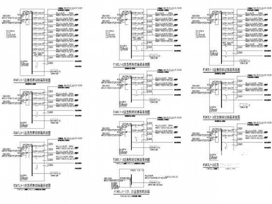 4层家具城电气CAD施工图纸（三级负荷）(火灾自动报警系统) - 2