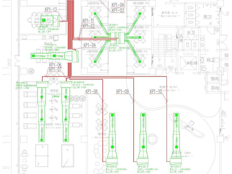5层豪华办公楼装修电气CAD施工图纸(弱电综合布线) - 2