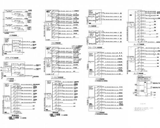 33层住宅楼电气CAD施工图纸（甲级院设计）(火灾自动报警系统) - 4