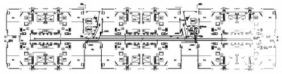 小区20层住宅楼电气设计CAD施工图纸(电视监控系统) - 3