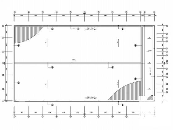 32米跨门式刚架结构生产厂房建筑及结构图纸(平面布置图) - 4