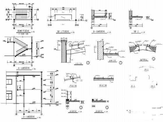 32米跨门式刚架结构生产厂房建筑及结构图纸(平面布置图) - 5