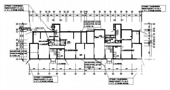 12层住宅楼电气CAD施工图纸(火灾自动报警) - 4