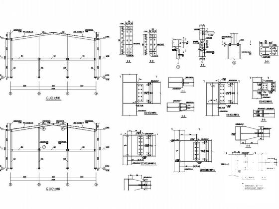 2层钢框架结构磨粉制品厂房结构施工图纸（整体技术书、楼承板计算书） - 5