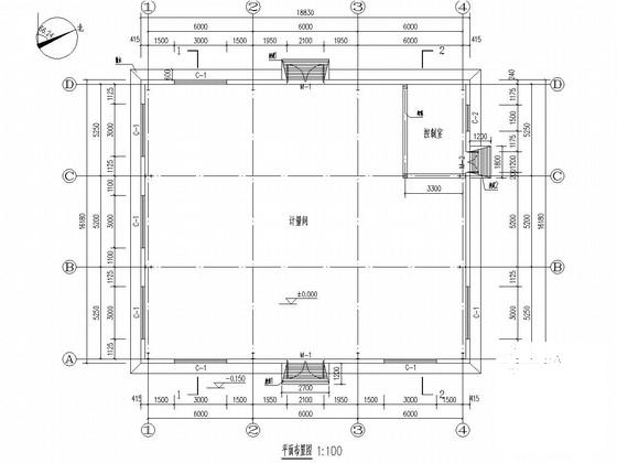 15米跨轻型门式刚架厂房结构图纸（建筑图纸） - 4