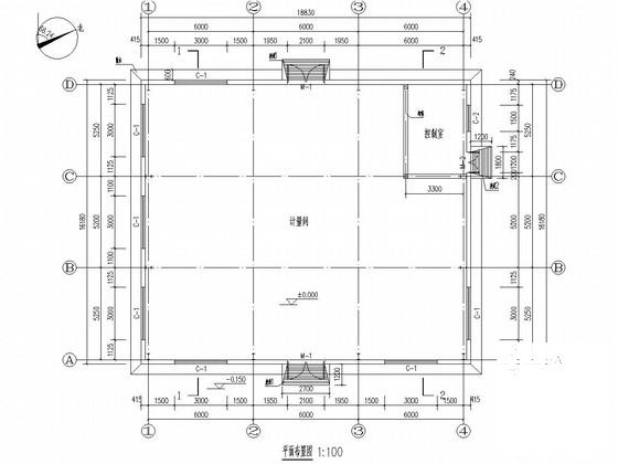 15米跨轻型门式刚架厂房结构图纸（建筑图纸） - 4