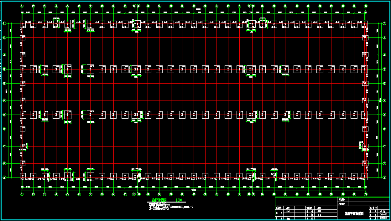 24m跨全砼结构，33米跨厂房屋面钢梁结构设计CAD图纸 - 5