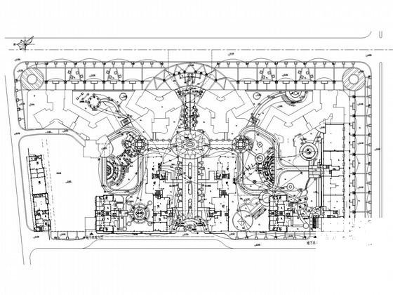 花园景观广场电气给排水CAD施工图纸（三级负荷） - 1