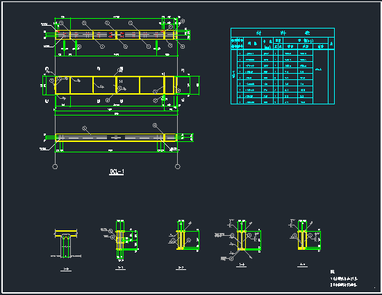 单层轻钢门式钢架结构厂房结构CAD施工图纸 - 5