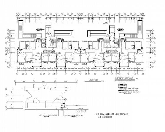 人民医院职工18层公寓楼电气CAD施工图纸 - 3