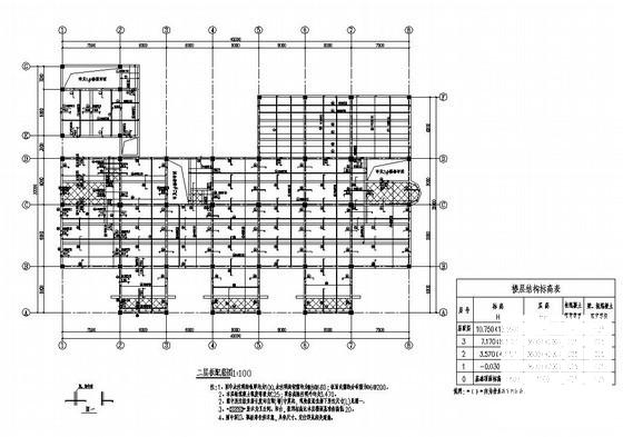 3层独立基础幼儿园结构设计CAD施工图纸 - 3