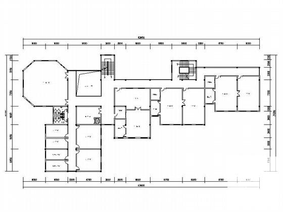 3层十二班幼儿园建筑方案设计CAD图纸 - 3