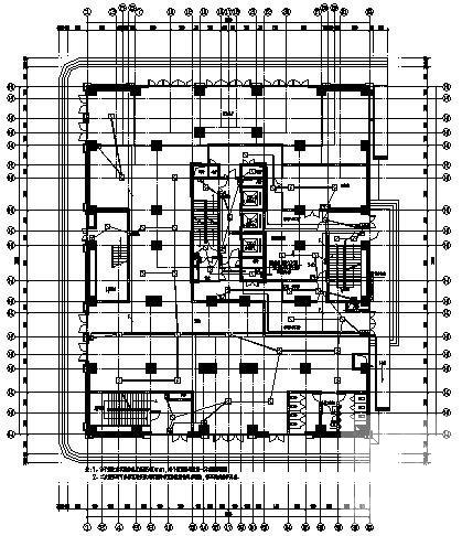 26层高级商住楼电气CAD施工图纸 - 3