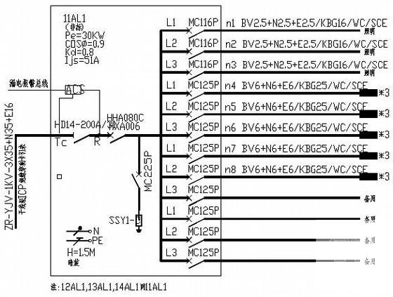 15层国际大酒店室内装修电气CAD施工图纸(火灾自动报警) - 4