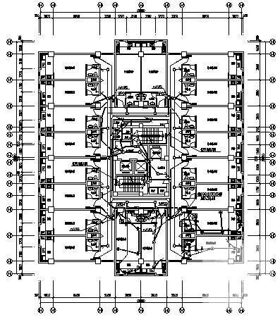 28层公寓及附属商业楼电气CAD施工图纸 - 3