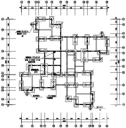 32层小区住宅楼电气CAD施工图纸(综合布线系统) - 4