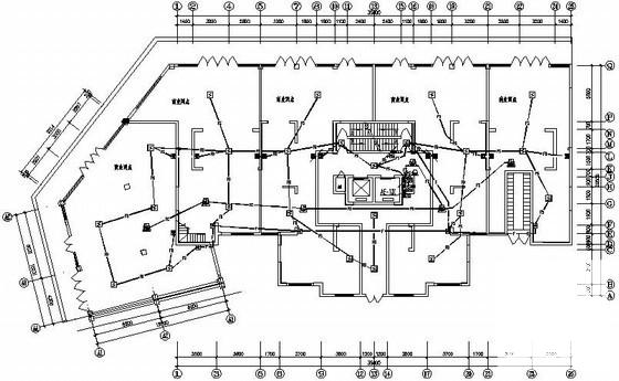 小区26层住宅楼电气CAD施工图纸 - 1