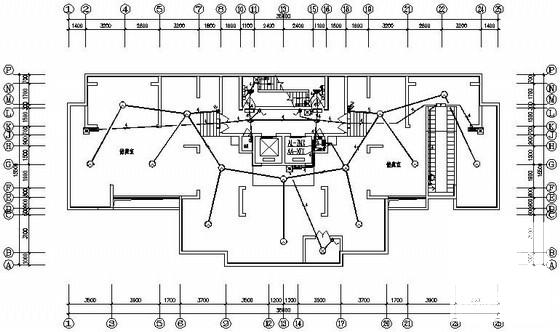 小区26层住宅楼电气CAD施工图纸 - 2