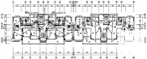 小区18层住宅楼电气CAD施工图纸(火灾自动报警) - 1