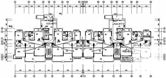 小区18层住宅楼电气CAD施工图纸(火灾自动报警) - 2