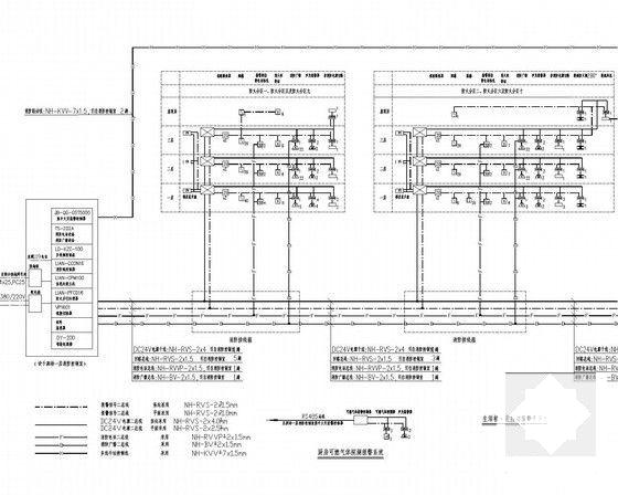 综合实践基地3层生活楼电气设计施工图纸(火灾自动报警系统) - 5