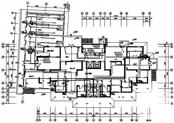 32层商住楼宇电气CAD施工图纸(火灾自动报警) - 3