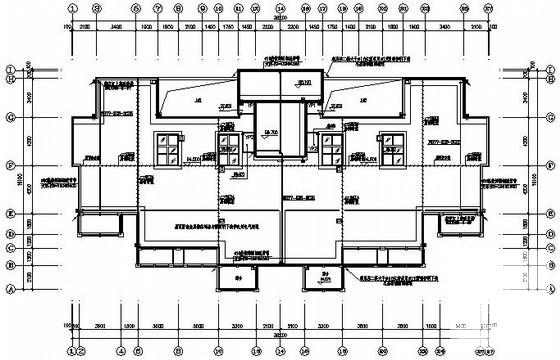 32层商住楼宇电气CAD施工图纸(火灾自动报警) - 4