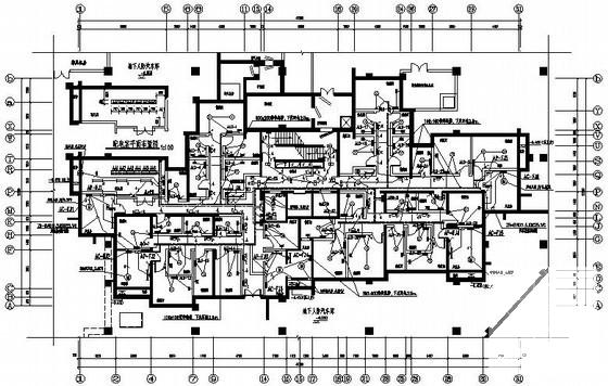 32层小区住宅楼电气CAD施工图纸 - 2