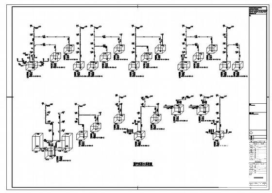 医院大楼地下室给排水CAD图纸(自行车库) - 1