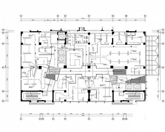 办公楼装饰电气CAD施工图纸（知名设计所设计） - 2