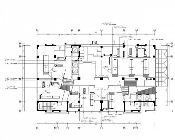 办公楼装饰电气CAD施工图纸（知名设计所设计） - 3