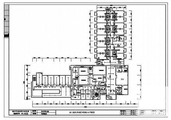 3层医院病房楼改造给排水CAD图纸(消防系统设计) - 3