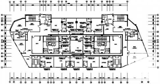 23层小区住宅楼电气CAD施工图纸(火灾自动报警) - 4