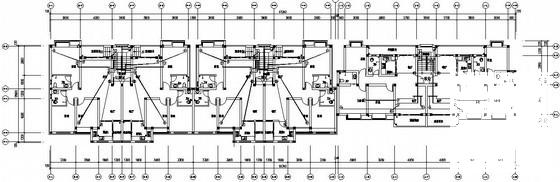 6层底商住宅楼电气设计CAD施工图纸 - 3