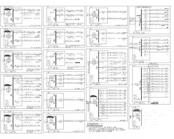 地库（变电所）电气CAD施工图纸（甲级院设计）(消防联动控制系统) - 4