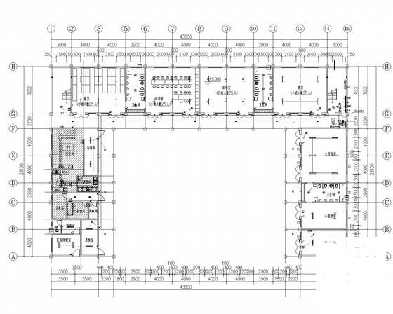 幼儿园4层教学综合楼电气CAD施工图纸(甲级院设计) - 1