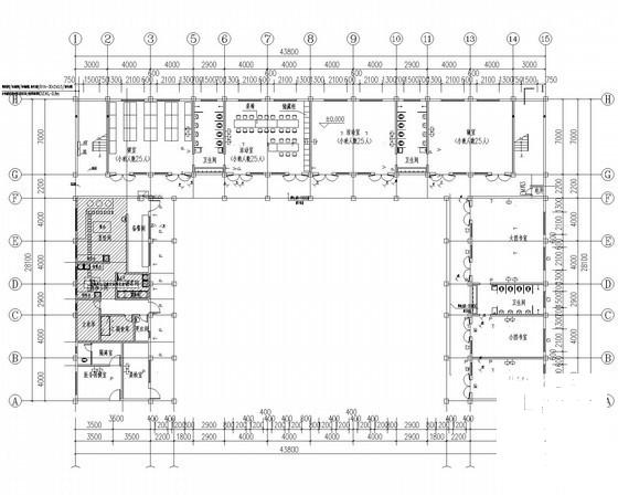 幼儿园4层教学综合楼电气CAD施工图纸(甲级院设计) - 3