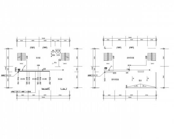 村民中心办公楼电气CAD施工图纸（甲级院设计）(背景音乐系统) - 2