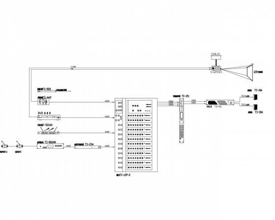 村民中心办公楼电气CAD施工图纸（甲级院设计）(背景音乐系统) - 4